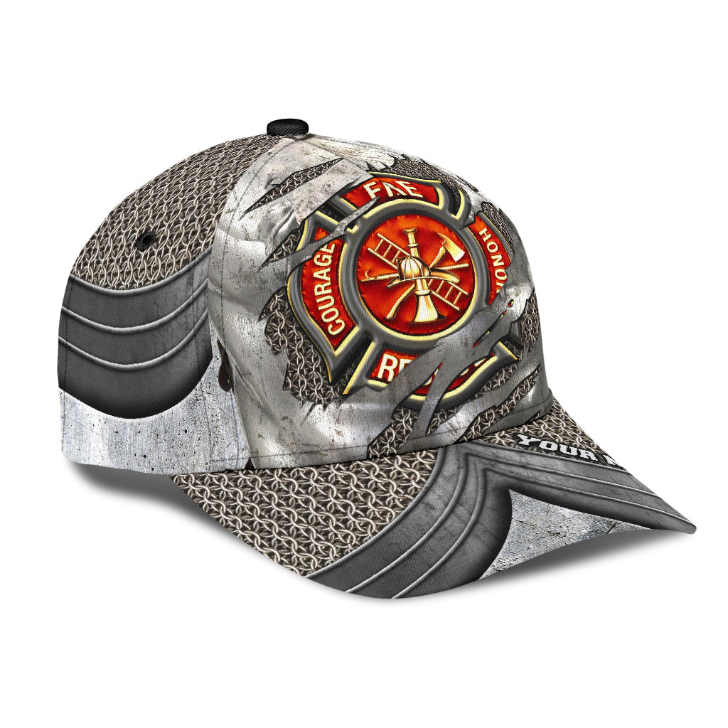Customize Name Firefighter Classic Cap