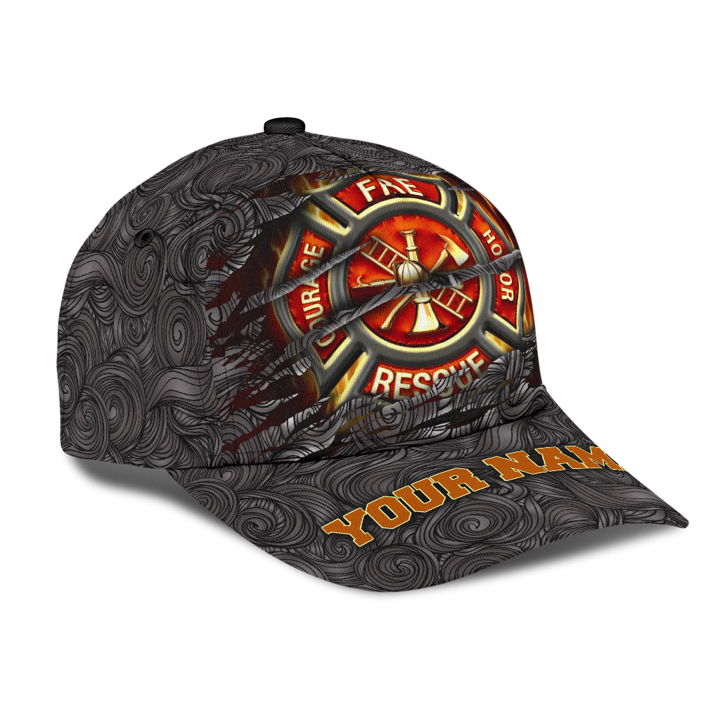 Customize Name Firefighter Classic Cap