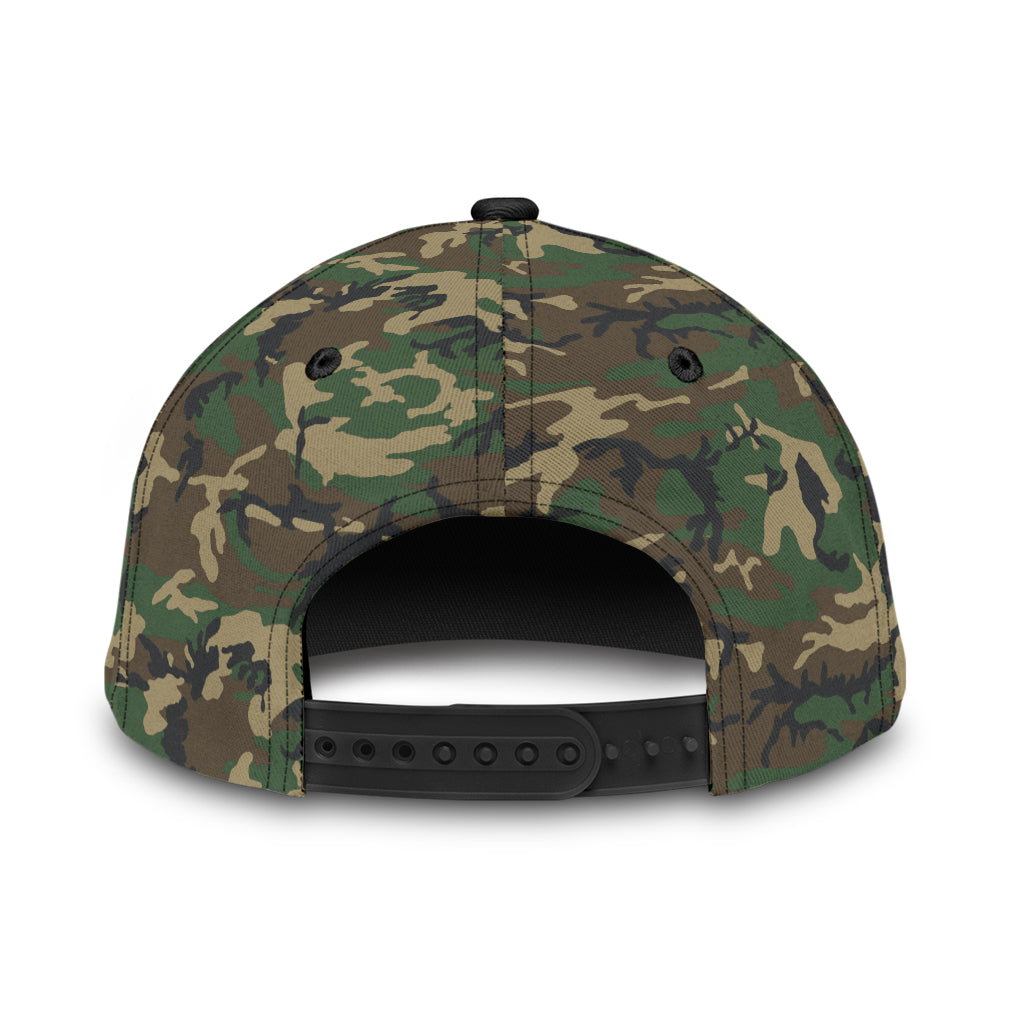 US Army Veteran Personalized Name Classic Cap