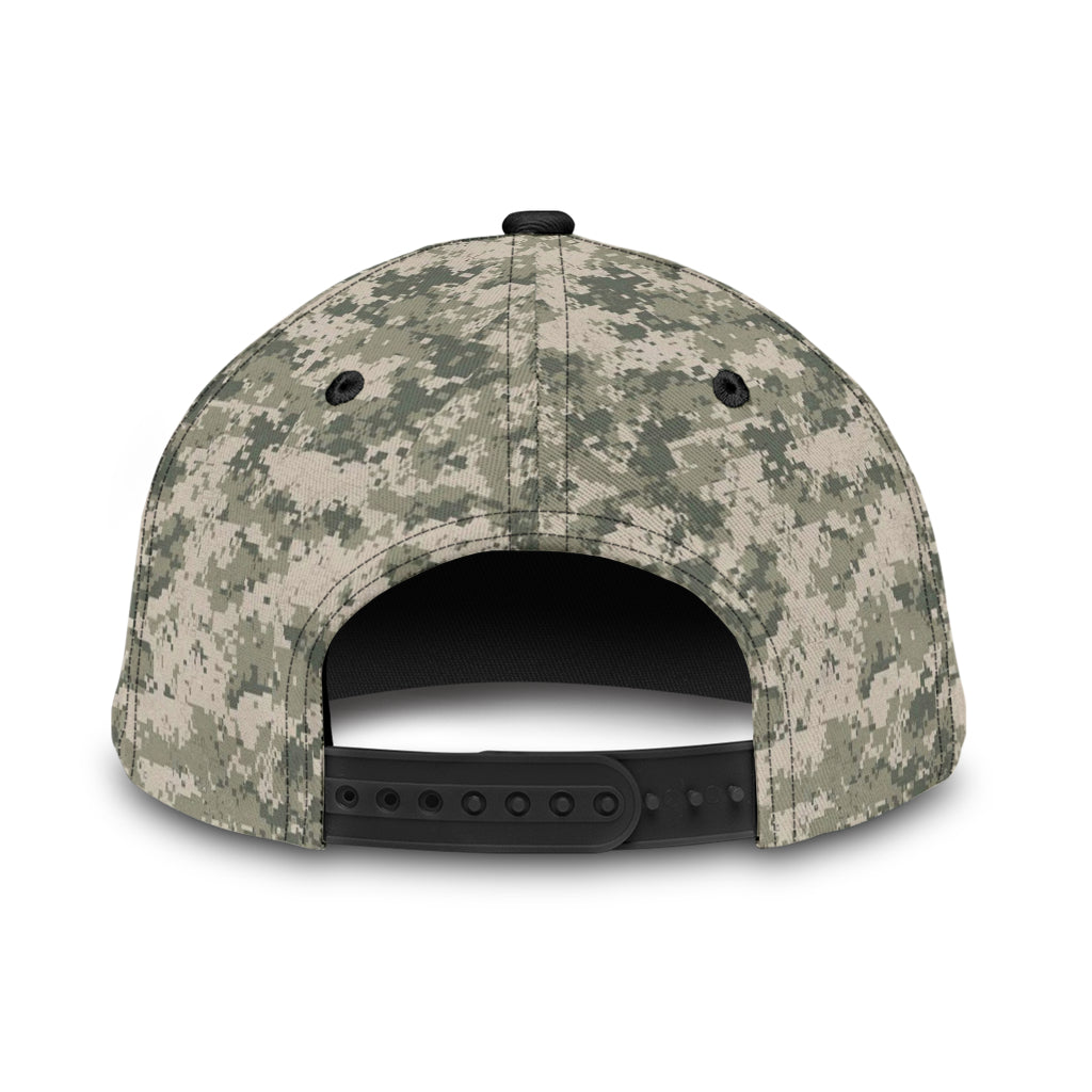 US Army Veteran Personalized Name Classic Cap