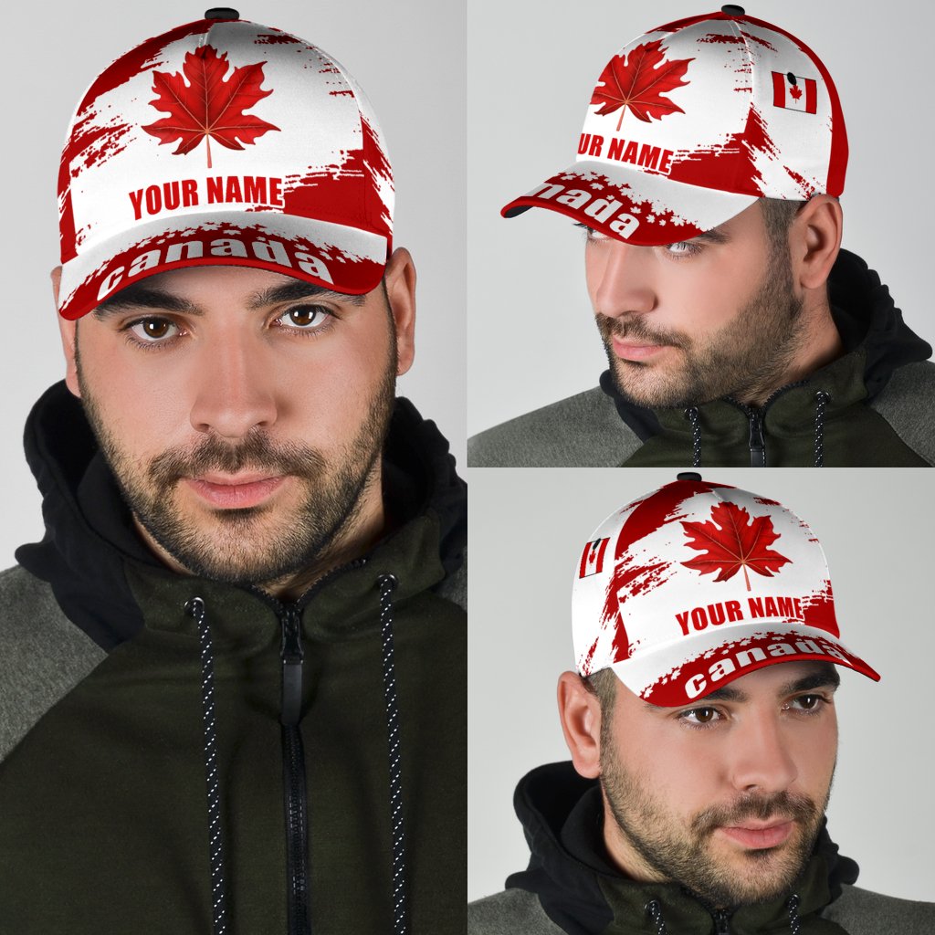 Canada Day No3 Personalized Name Pullover Premium Classic Cap DA10052101