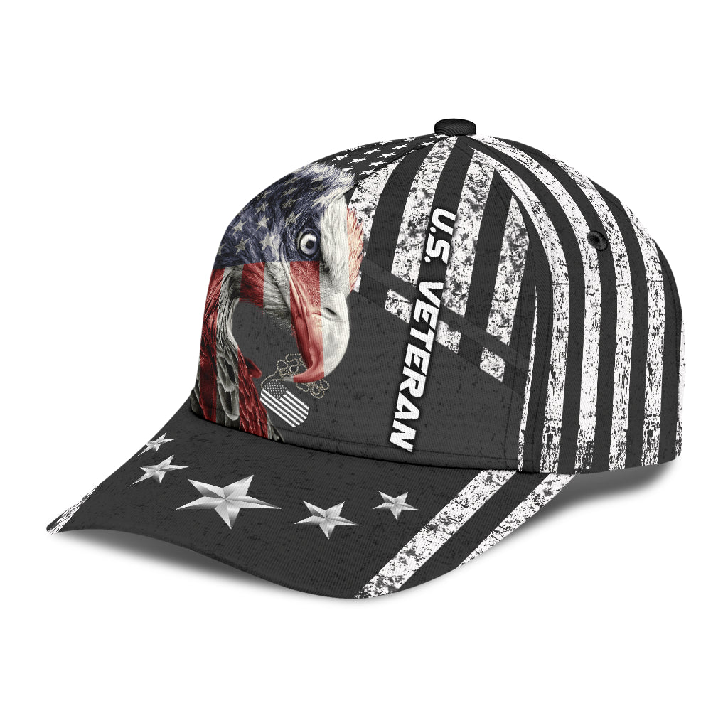 US Veteran Eagle Flag Classic Cap