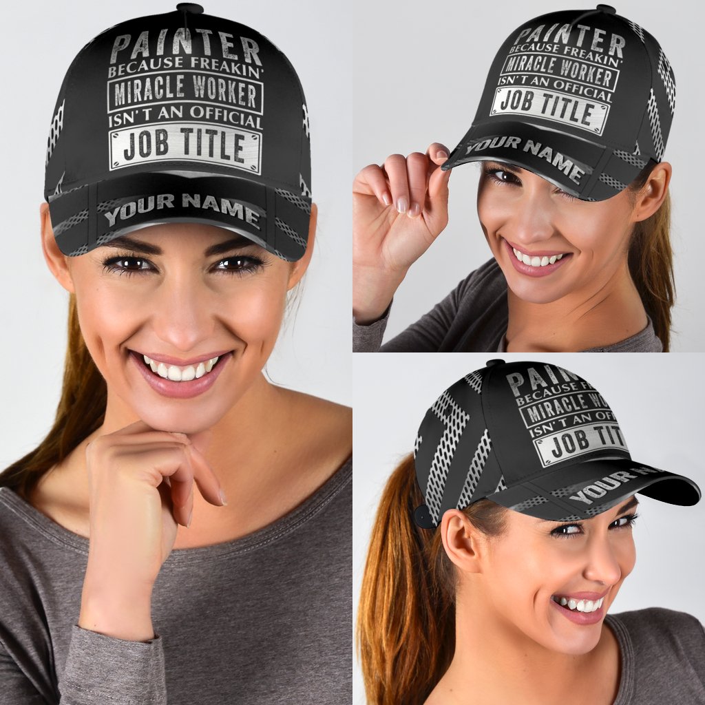 Tmarctee Painter Customized Name 3D All Over Printed Classic Cap PD25112101