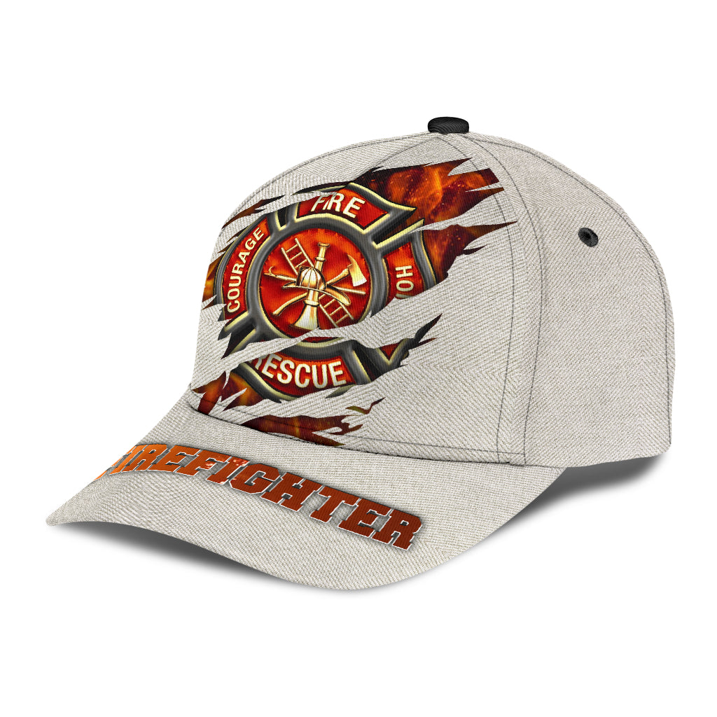 Customize Name Firefighter Classic Cap