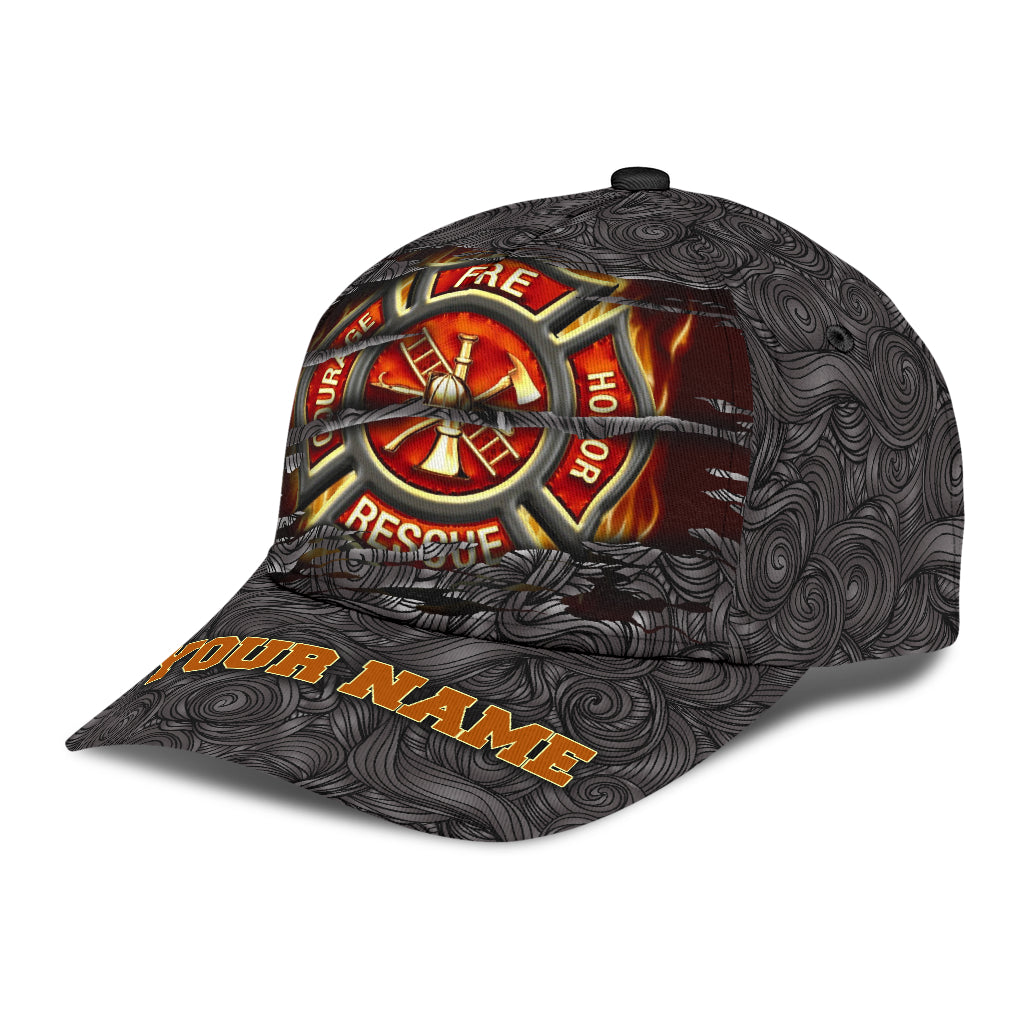Customize Name Firefighter Classic Cap