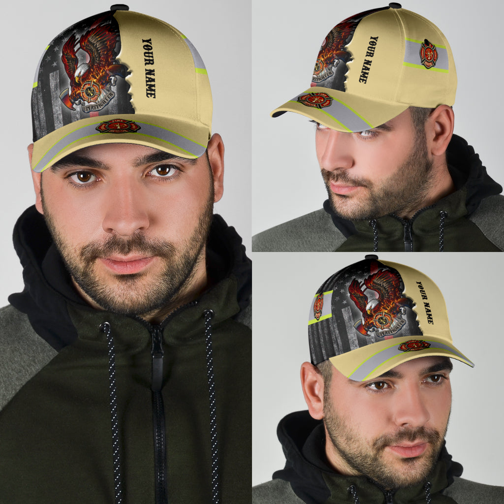 Customize Name Firefighter Classic Cap