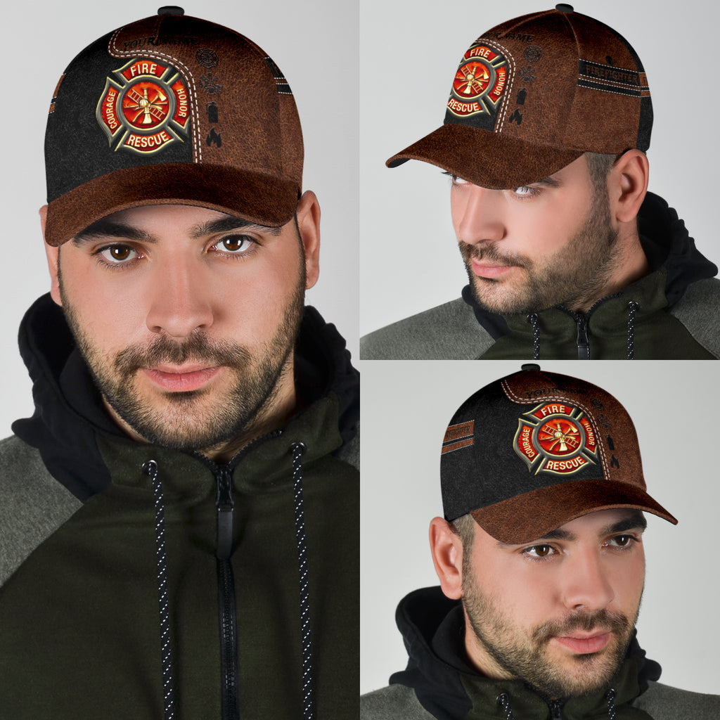 Customize Name Firefighter Classic Cap