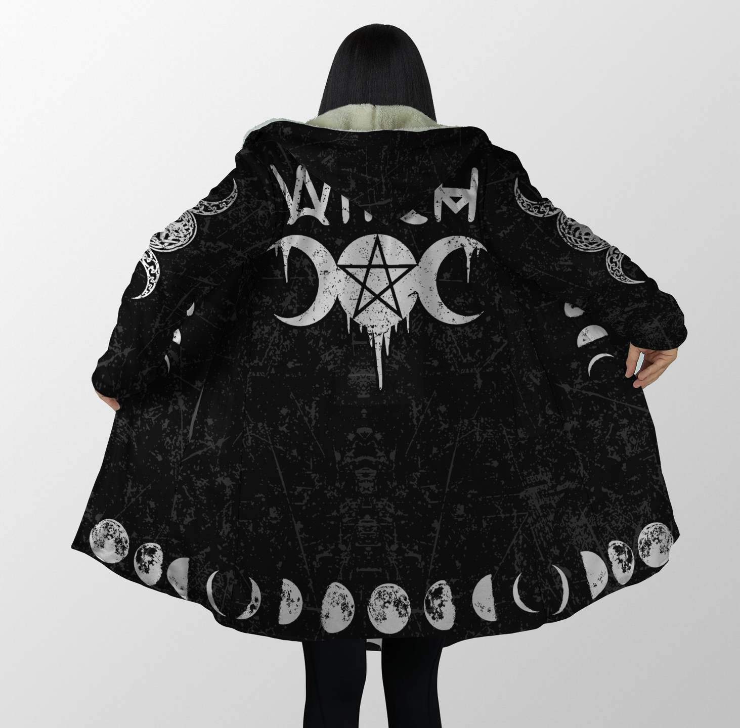 Witch Witcher Dream Coat - Plus Size Cloak (No Bag) MP824 - Amaze Style™-