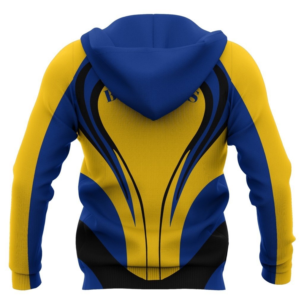 Barbados Flag Hoodie Cannon Style - Amaze Style™-Apparel