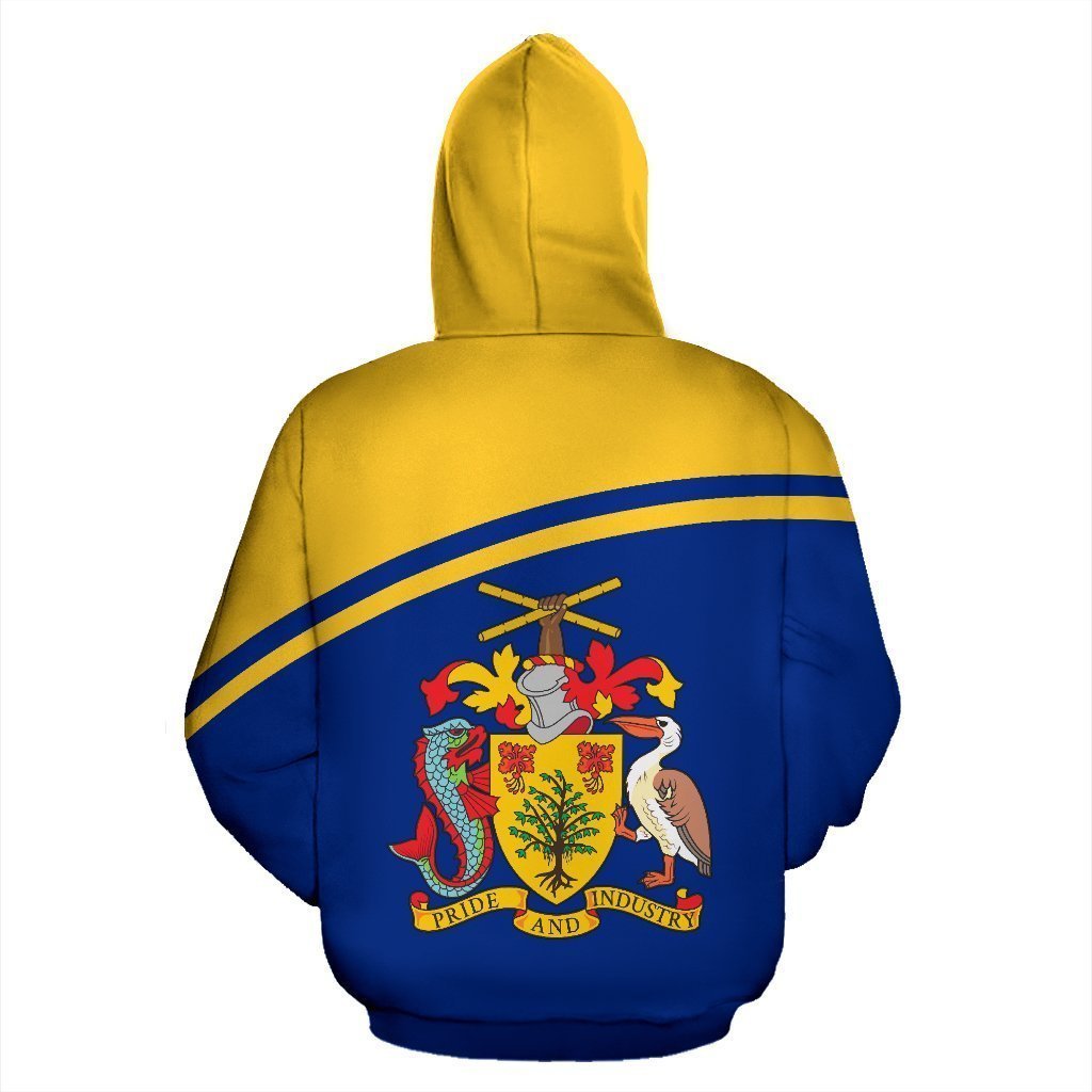 Barbados All Over Hoodie Curve - Amaze Style™-Apparel