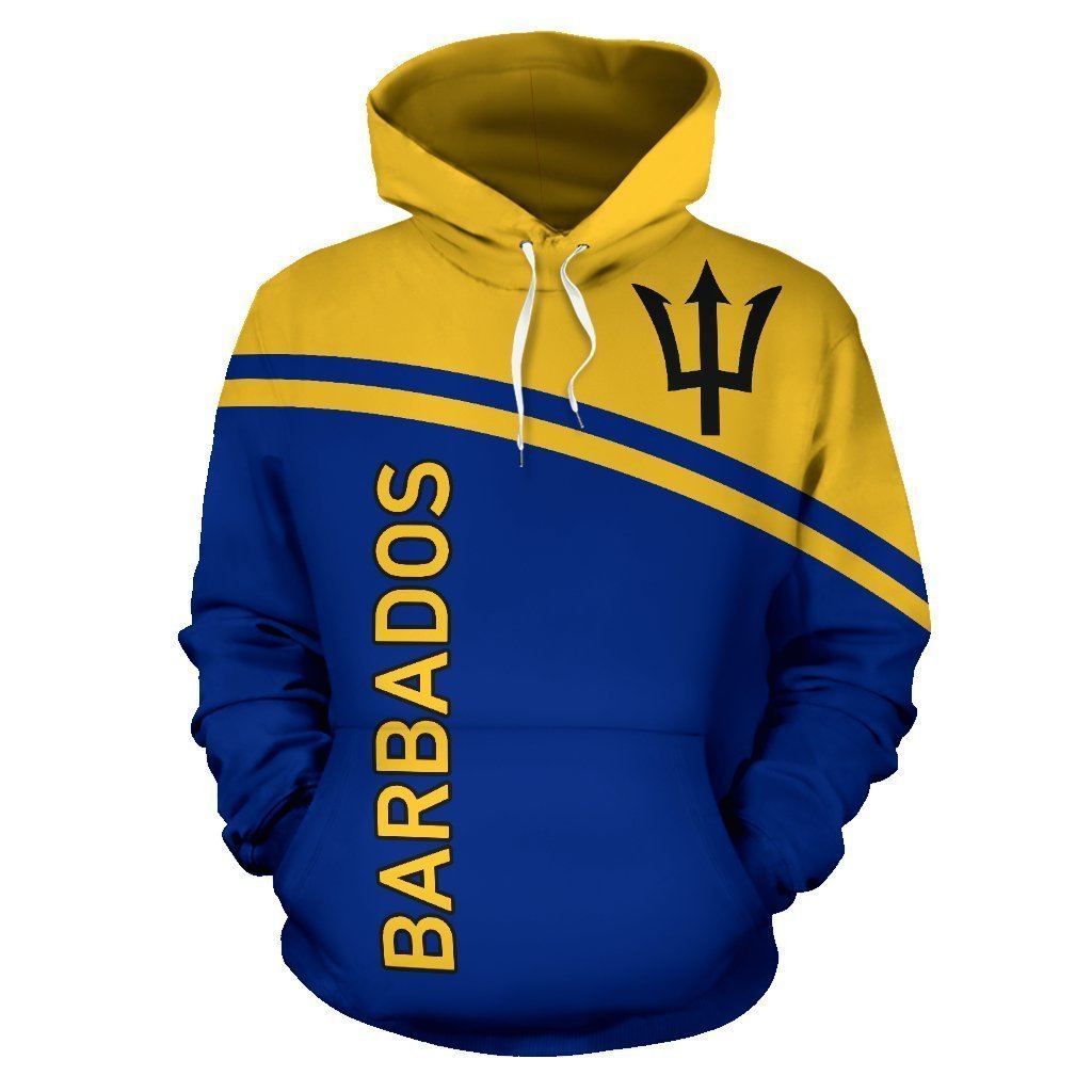Barbados All Over Hoodie Curve - Amaze Style™-Apparel