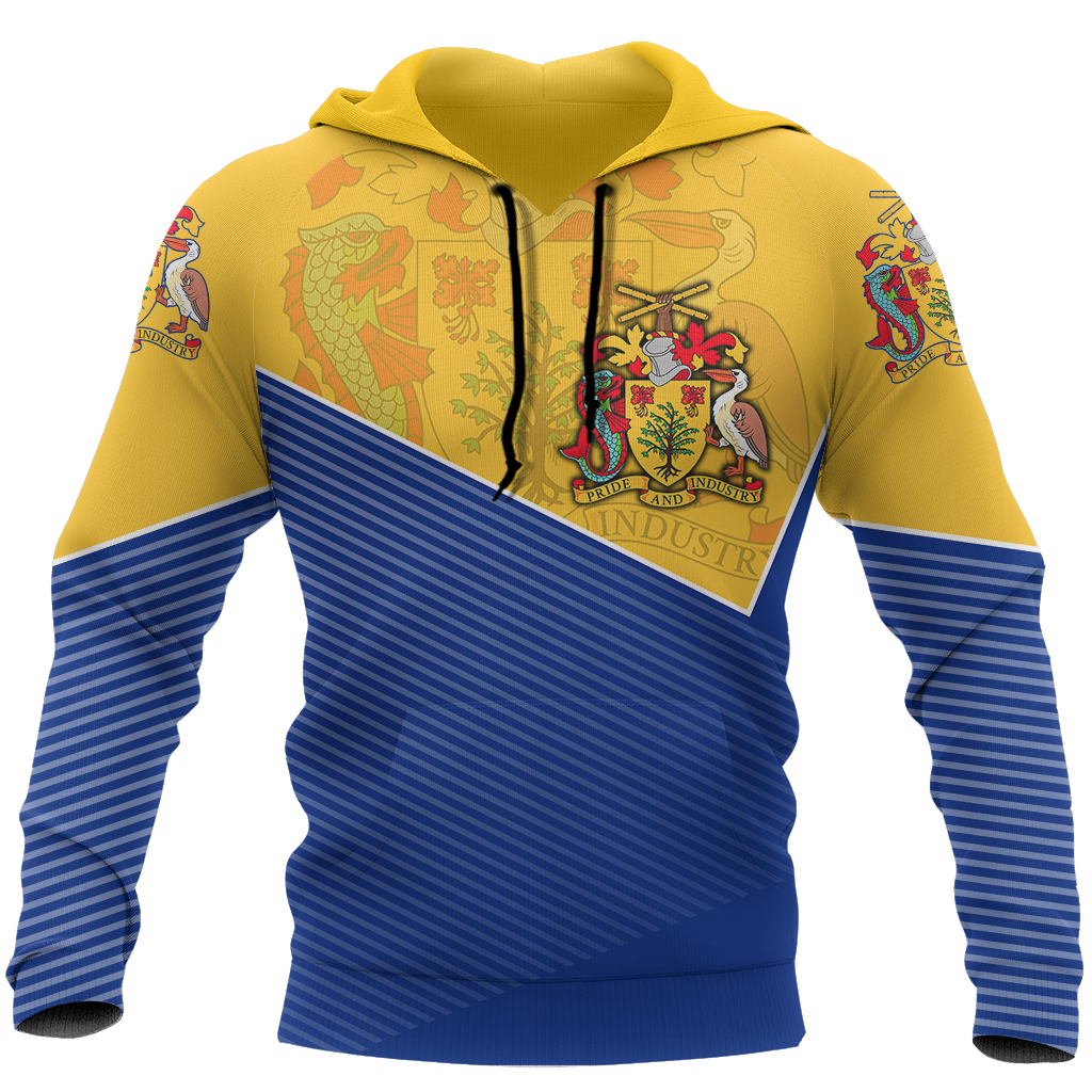 Barbados Hoodie - Stroke Style - Amaze Style™-Apparel