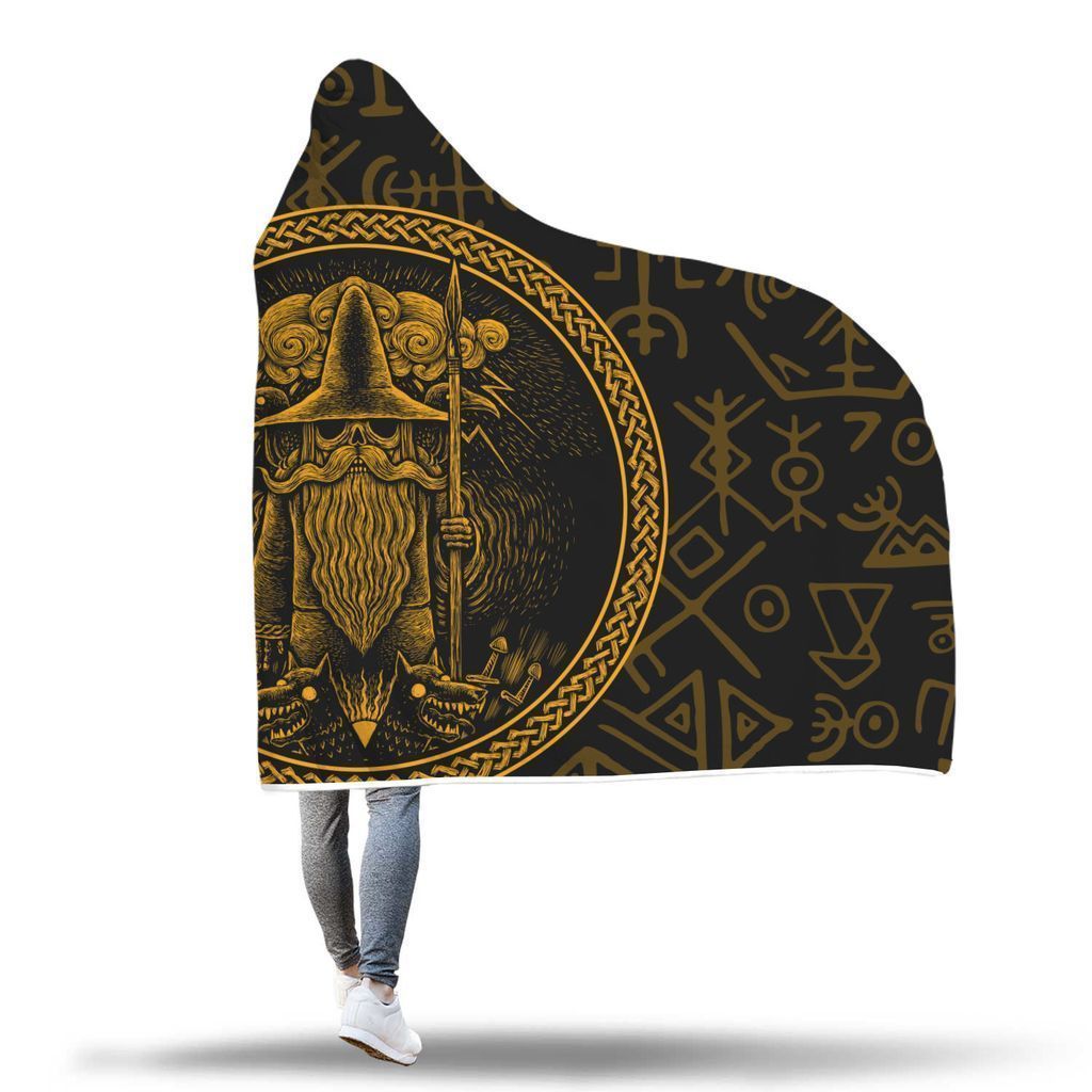 Viking Hooded Blanket - Viking Witch Hooded Blanket PL101 - Amaze Style™-HOODED BLANKETS (P)
