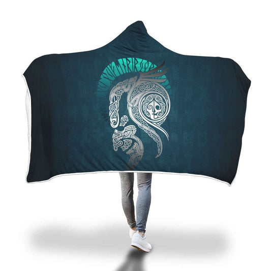 Viking Hooded Blanket - Viking Loki Hooded Blanket PL102 - Amaze Style™-HOODED BLANKETS (P)