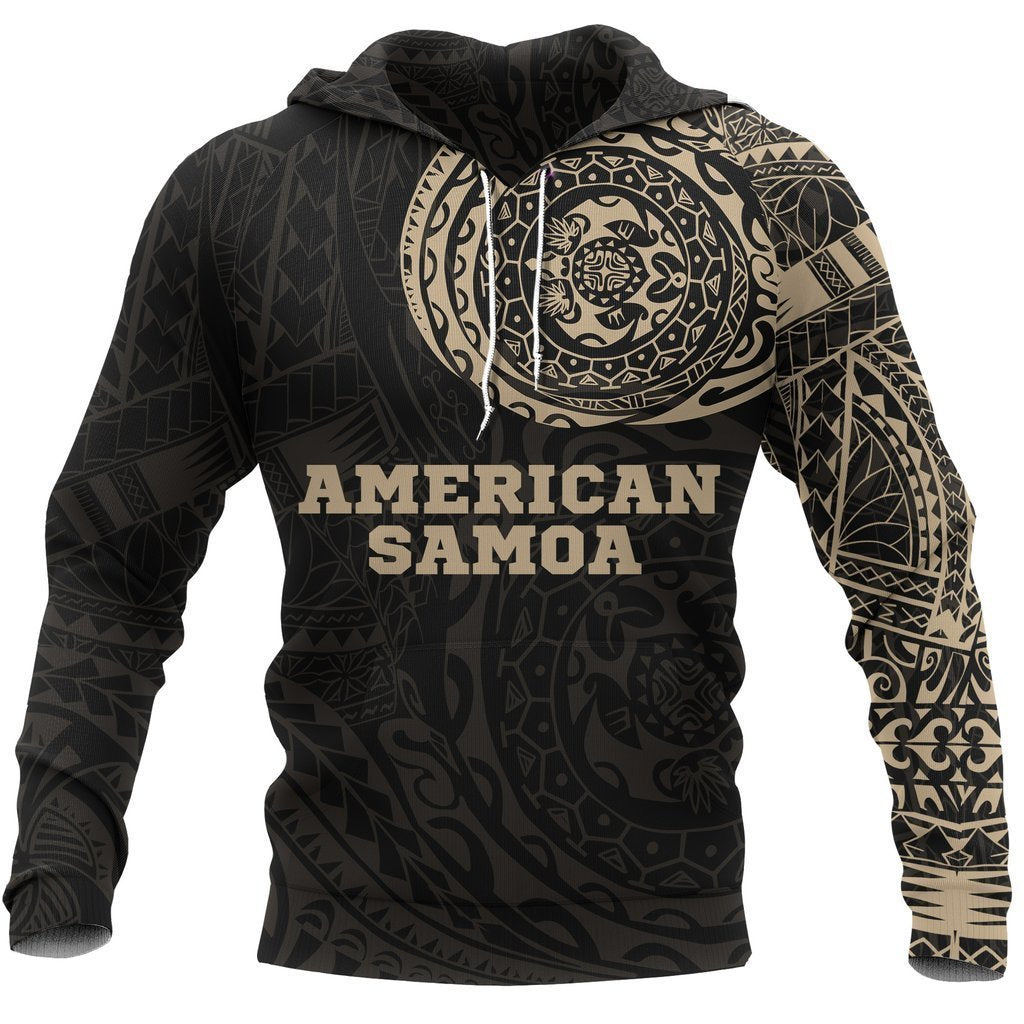 American Samoa In My Heart Polynesian Gold Hoodie PL - Amaze Style™-Apparel