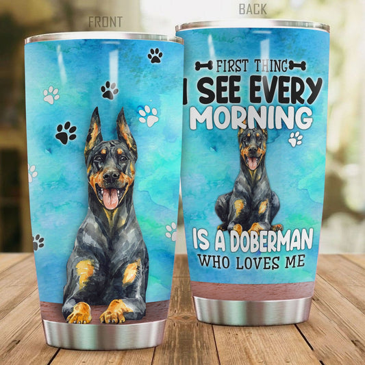 Premium Doberman Stainless Steel Tumbler