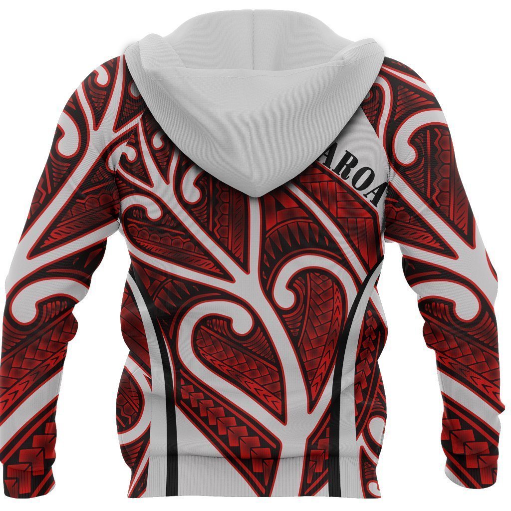 Aotearoa Hoodie Silver Fern Maori Rugby PL175 - Amaze Style™-Apparel