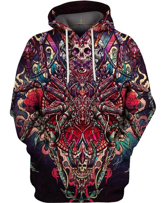 Spider Skull PL225 - Amaze Style™-Apparel