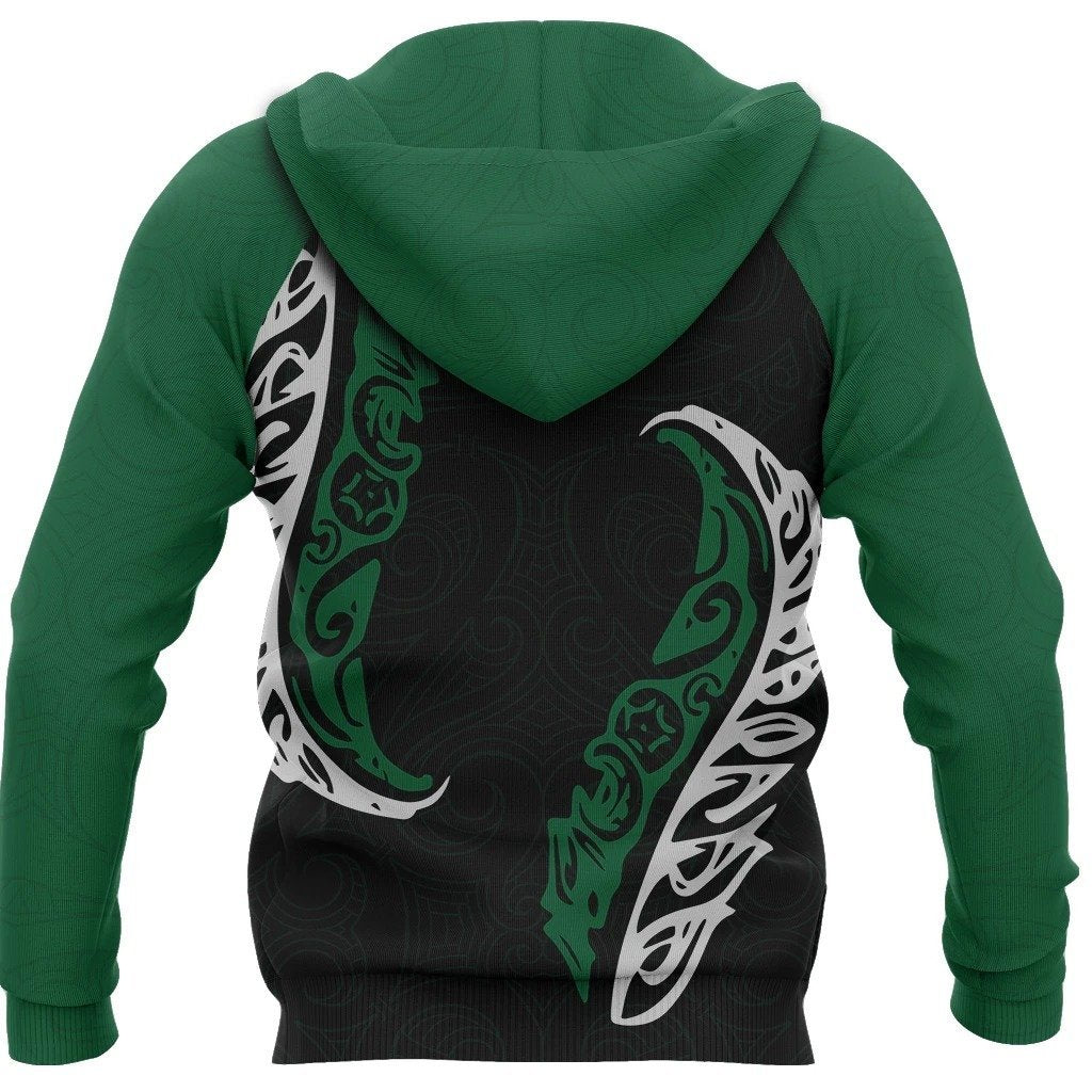 Aotearoa - New Zealand Hoodie Silver Fern PL250 - Amaze Style™-Apparel