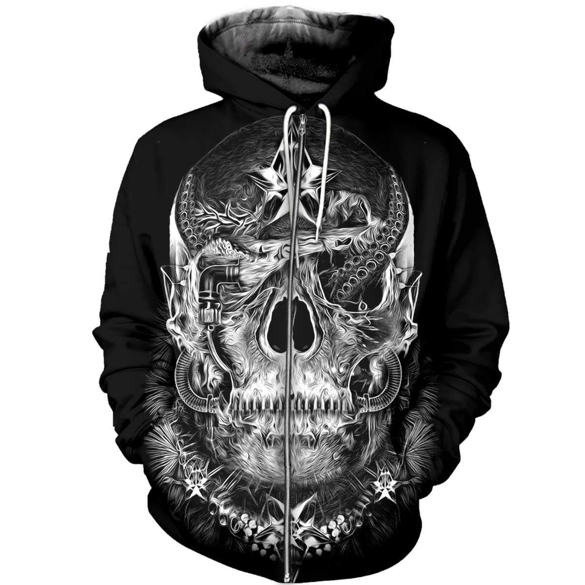 3D PRINTED SKULL CLOTHES PL281 - Amaze Style™-Apparel