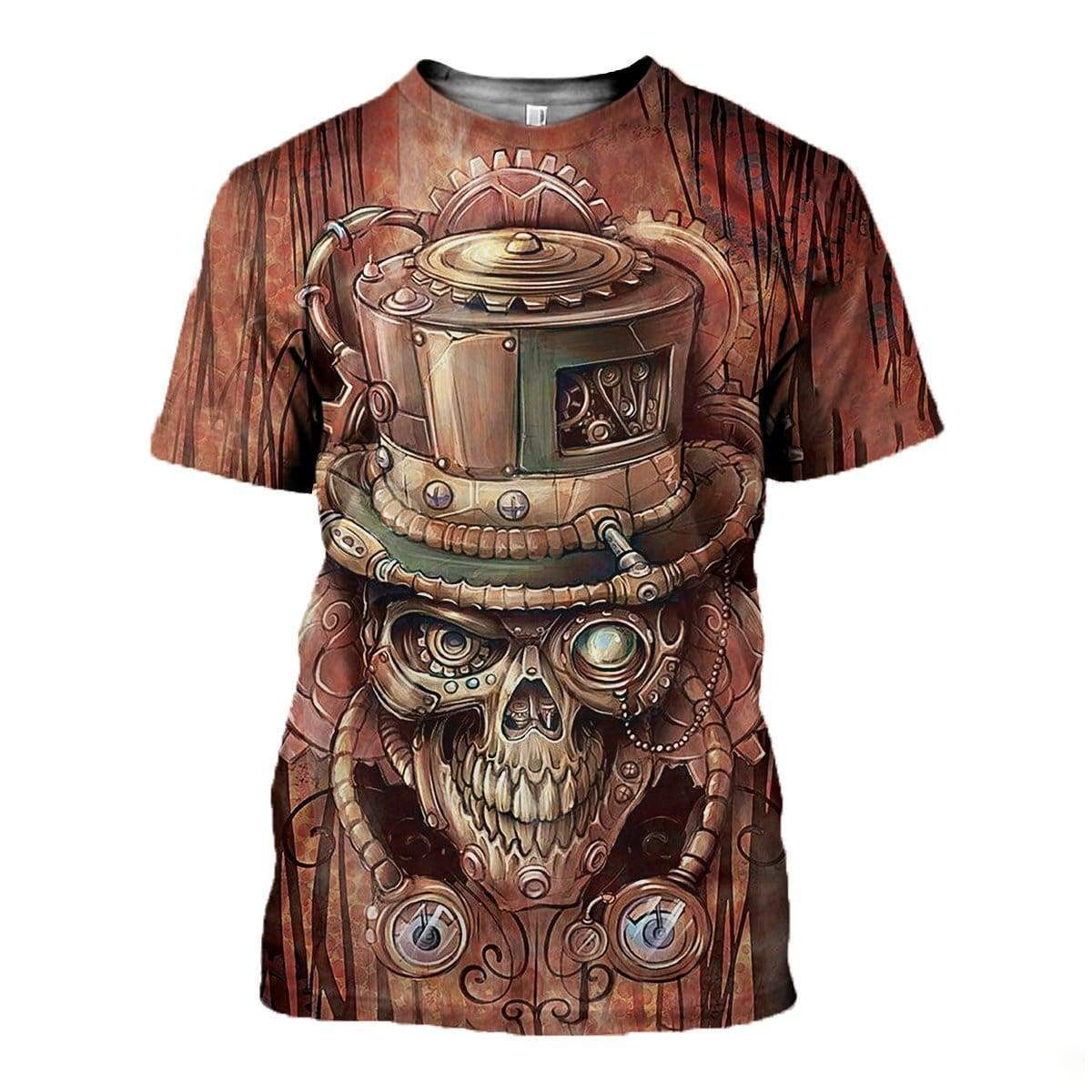 3D ALL OVER PRINTED SKULL PL286 - Amaze Style™-Apparel