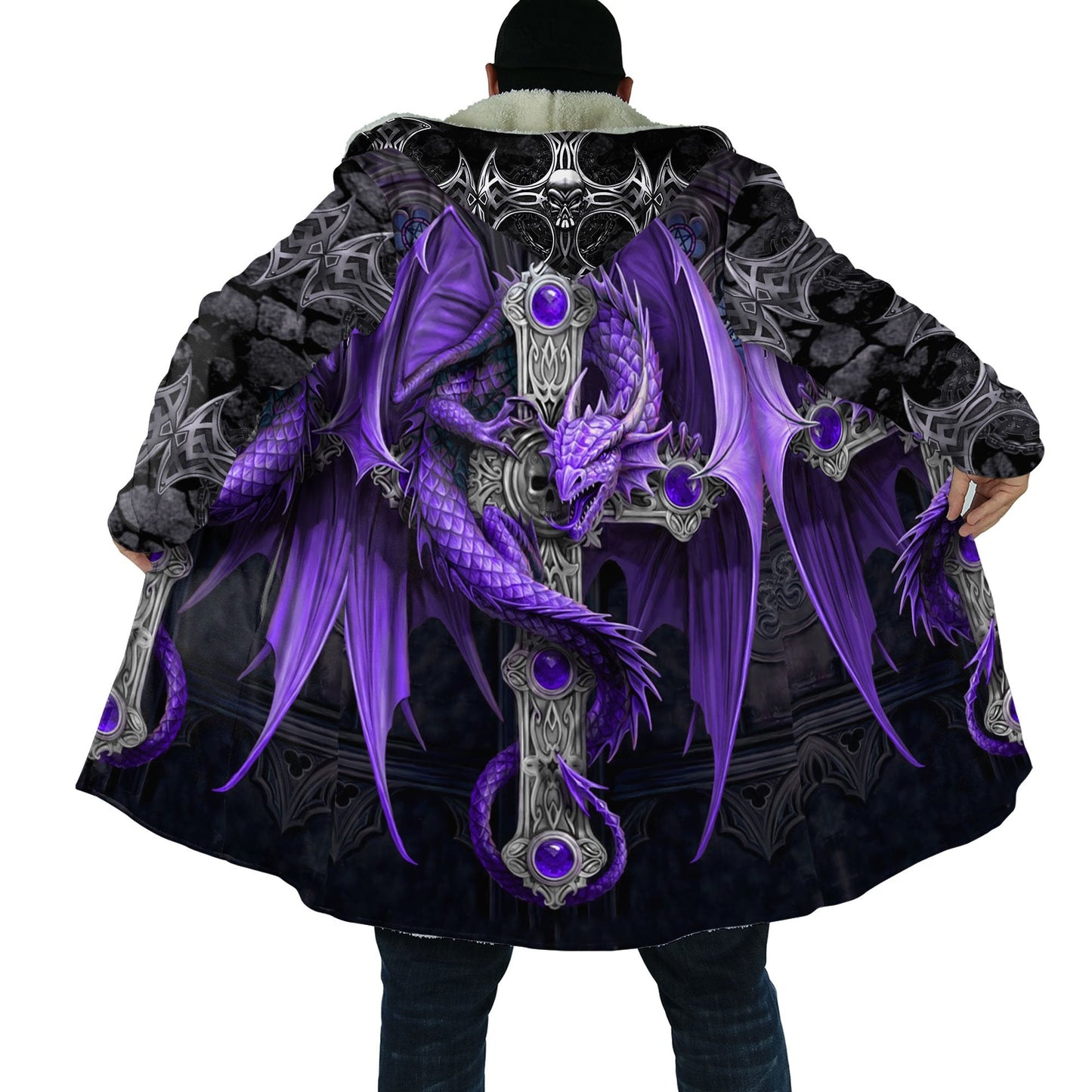 Tmarc Tee Dungeons and Dragons Purple Tattoo 3D All Over Printed Shirts