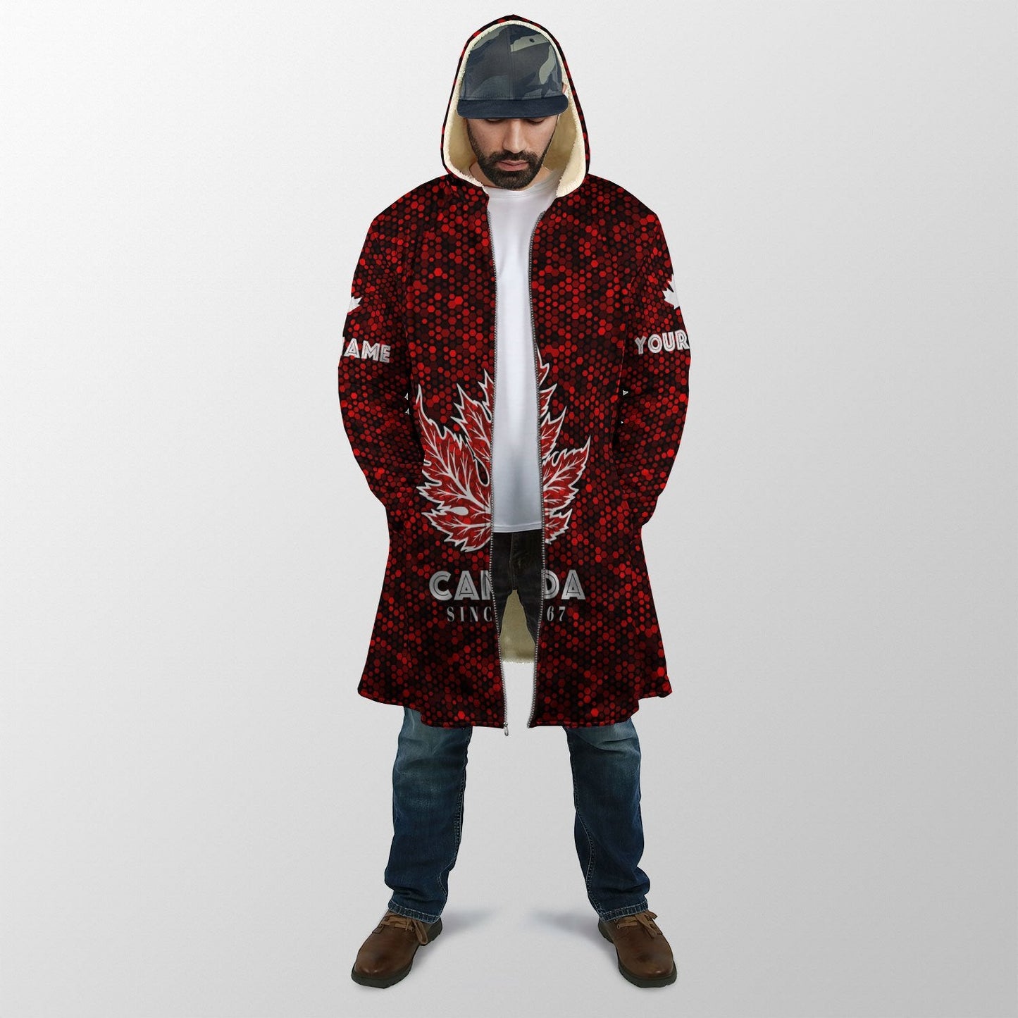 Canada Day No28 Personalize Premium Unisex Hoodie