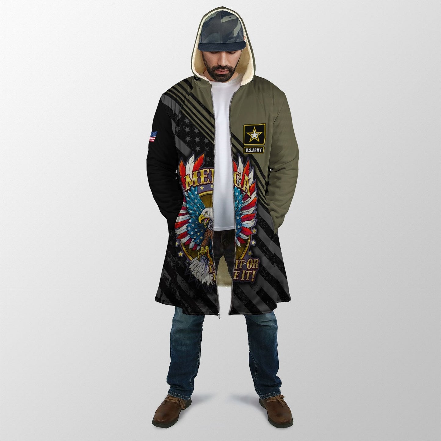 American US Army Unisex Hoodie