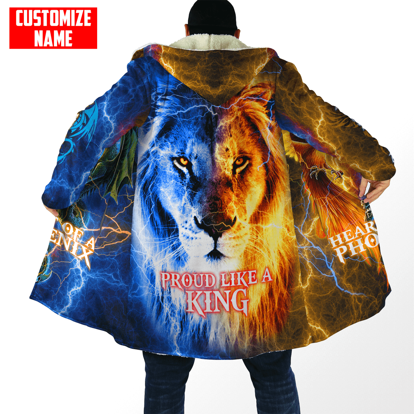 The Power Of Three Souls Dragon Phoenix Lion 3D All Over Printed Unisex Shirts