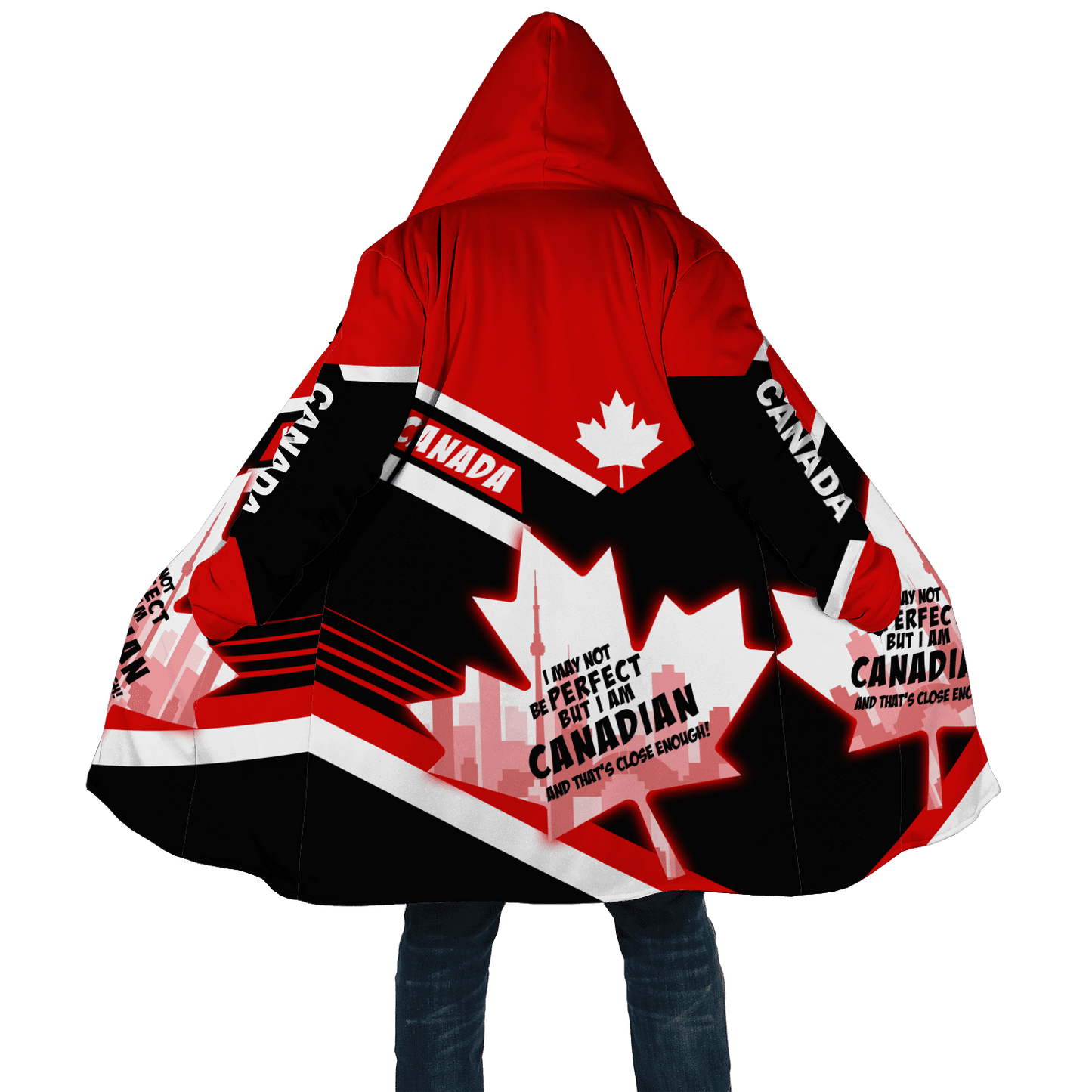 Canada Day No29 Personalized Name Pullover Premium Unisex Hoodie