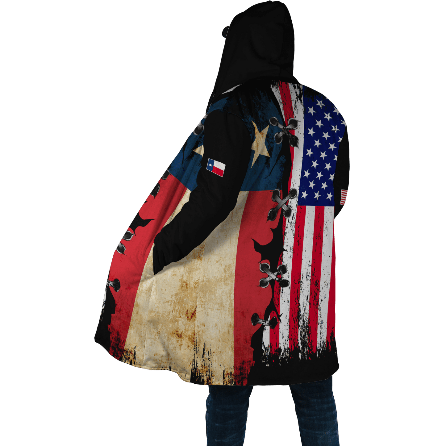 American Texas 3D All Over Unisex Hoodie