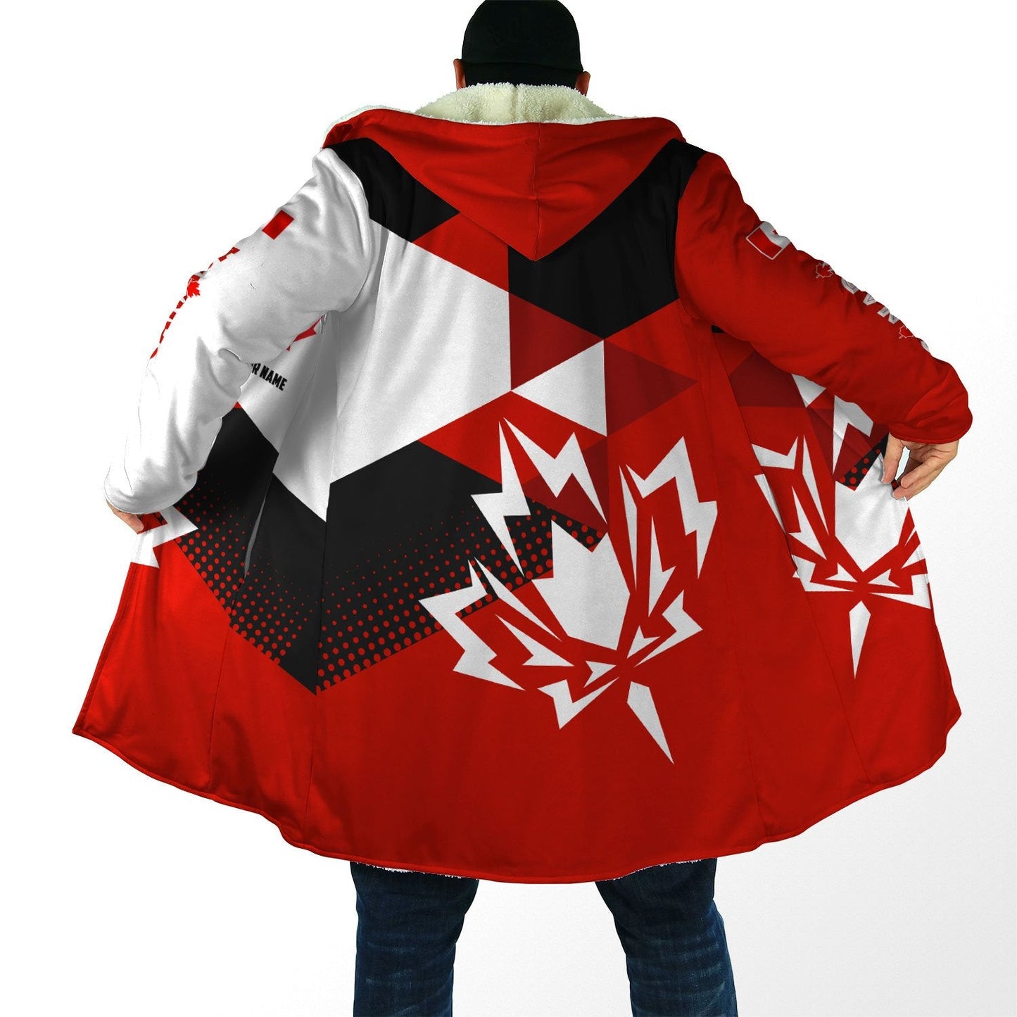Canada Day No22 Personalized Maple Leaf Pullover Premium Unisex Hoodie
