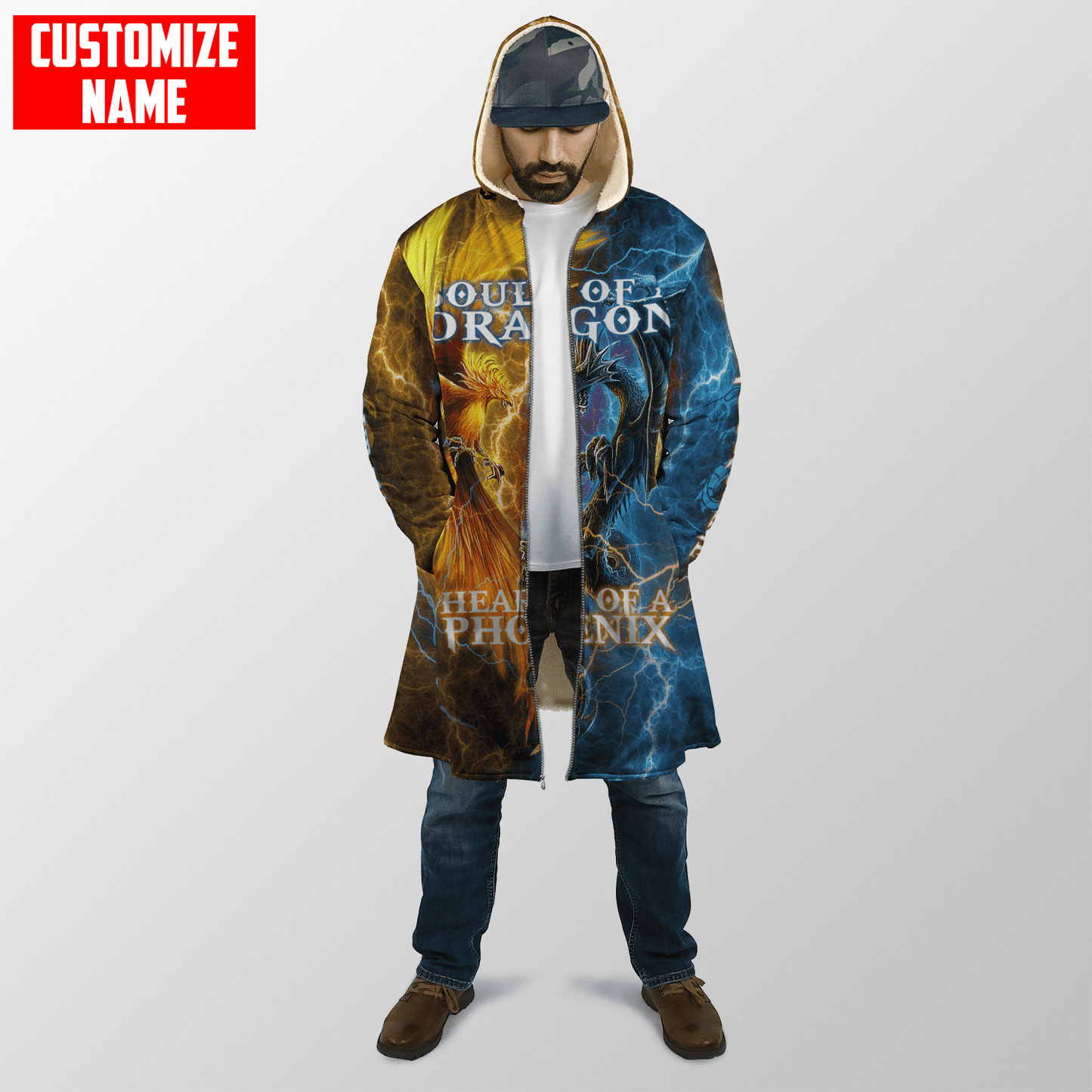 The Power Of Three Souls Dragon Phoenix Lion 3D All Over Printed Unisex Shirts