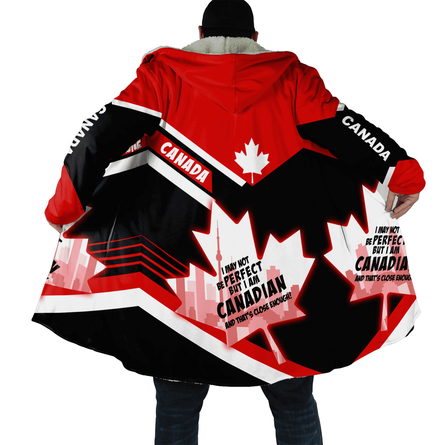 Canada Day No29 Personalized Name Pullover Premium Unisex Hoodie