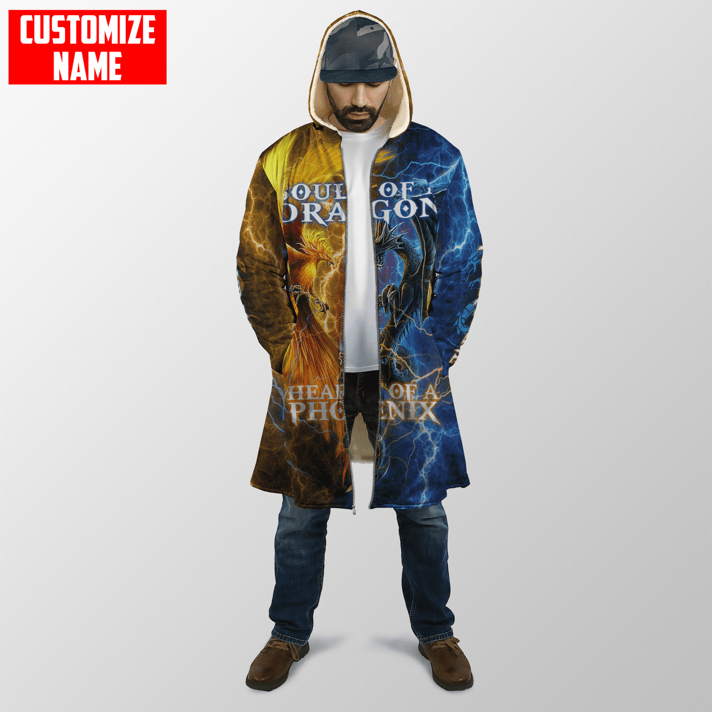 The Power Of Three Souls Dragon Phoenix Lion 3D All Over Printed Unisex Shirts