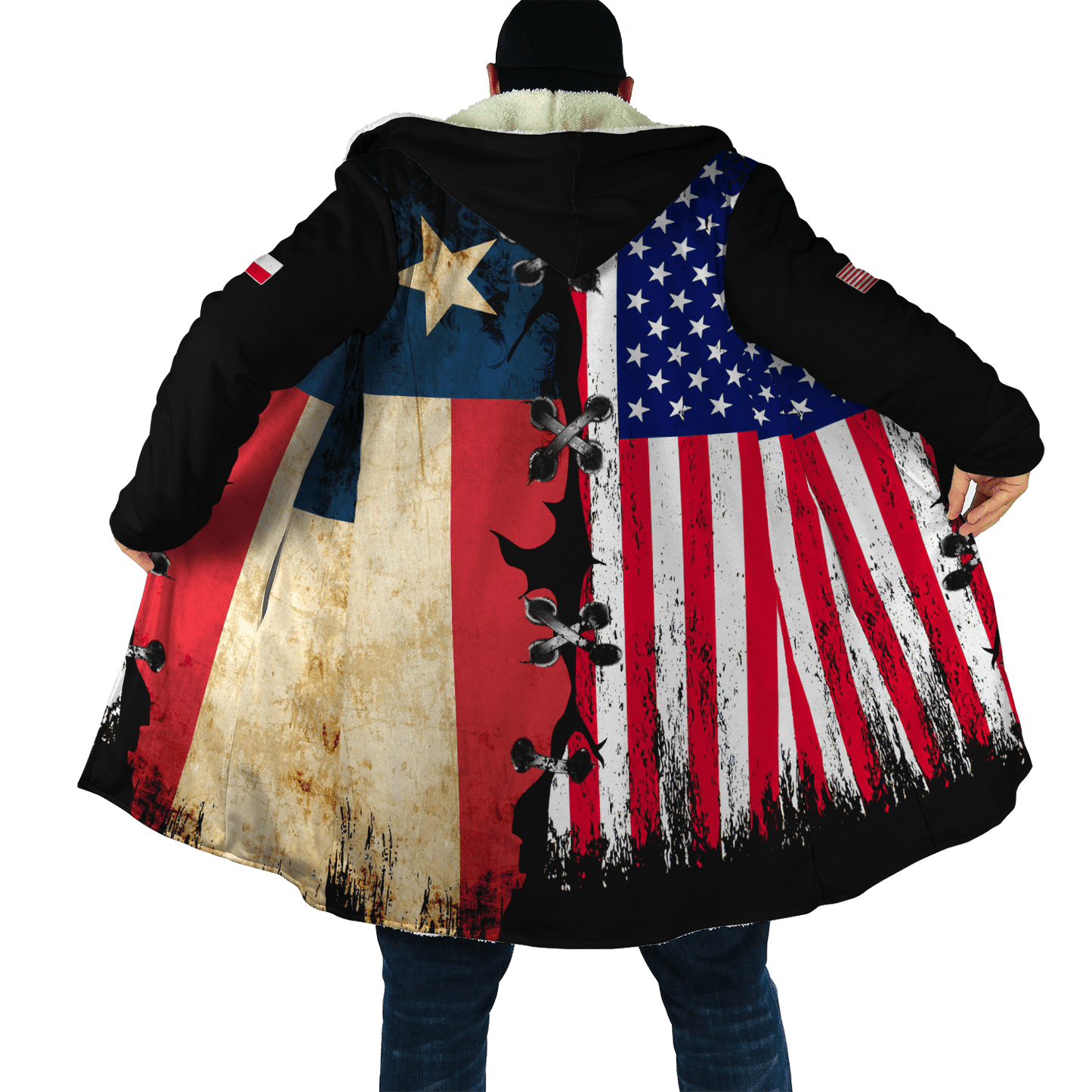 American Texas 3D All Over Unisex Hoodie