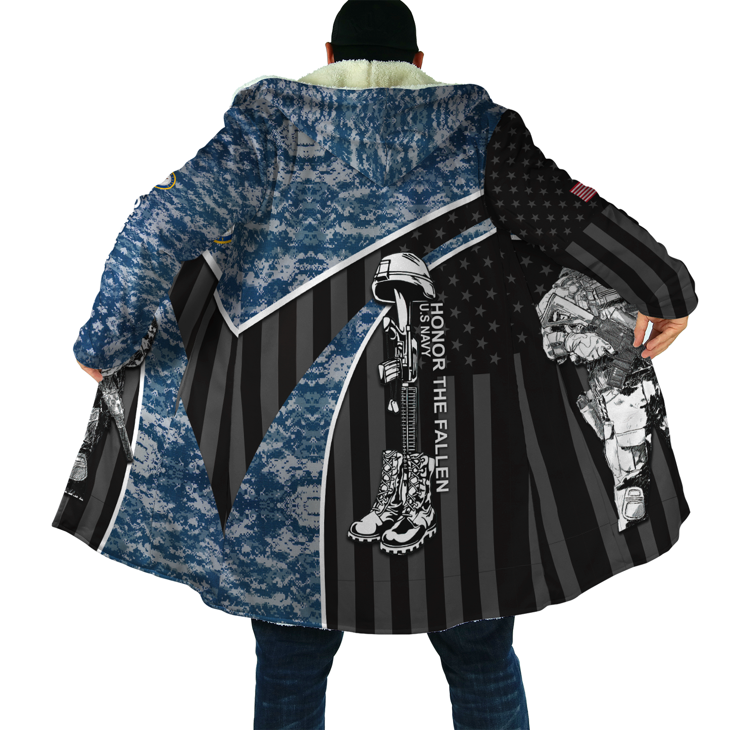 American US Namy Personalize 3D All Over Unisex Hoodie