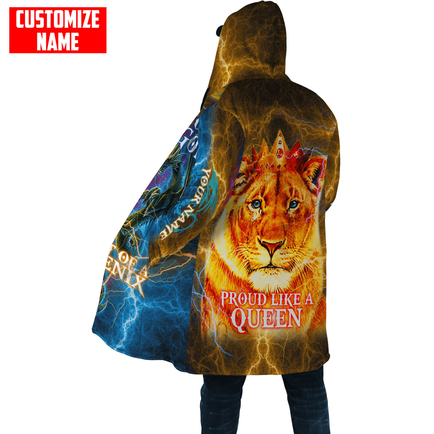 The Power Of Three Souls Dragon Phoenix Lion 3D All Over Printed Unisex Shirts