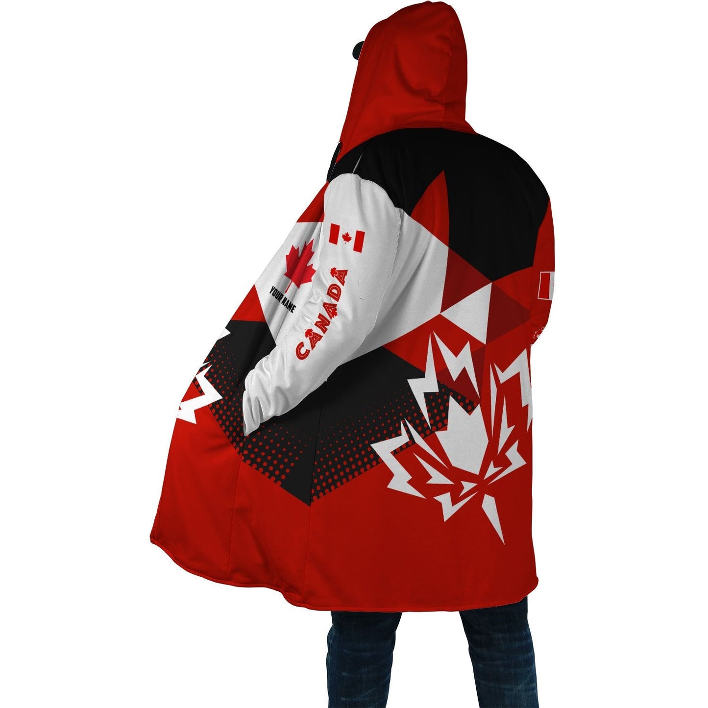 Canada Day No22 Personalized Maple Leaf Pullover Premium Unisex Hoodie