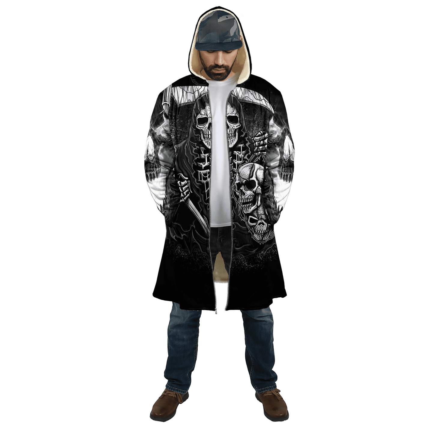 Tmarc Tee Skull 3D All Over Printed Unisex Shirts