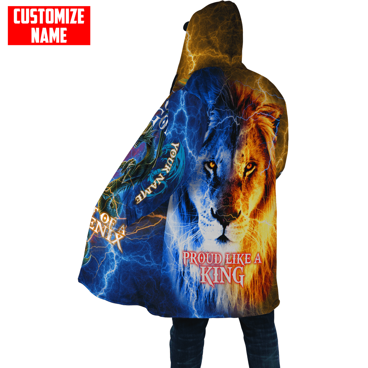 The Power Of Three Souls Dragon Phoenix Lion 3D All Over Printed Unisex Shirts