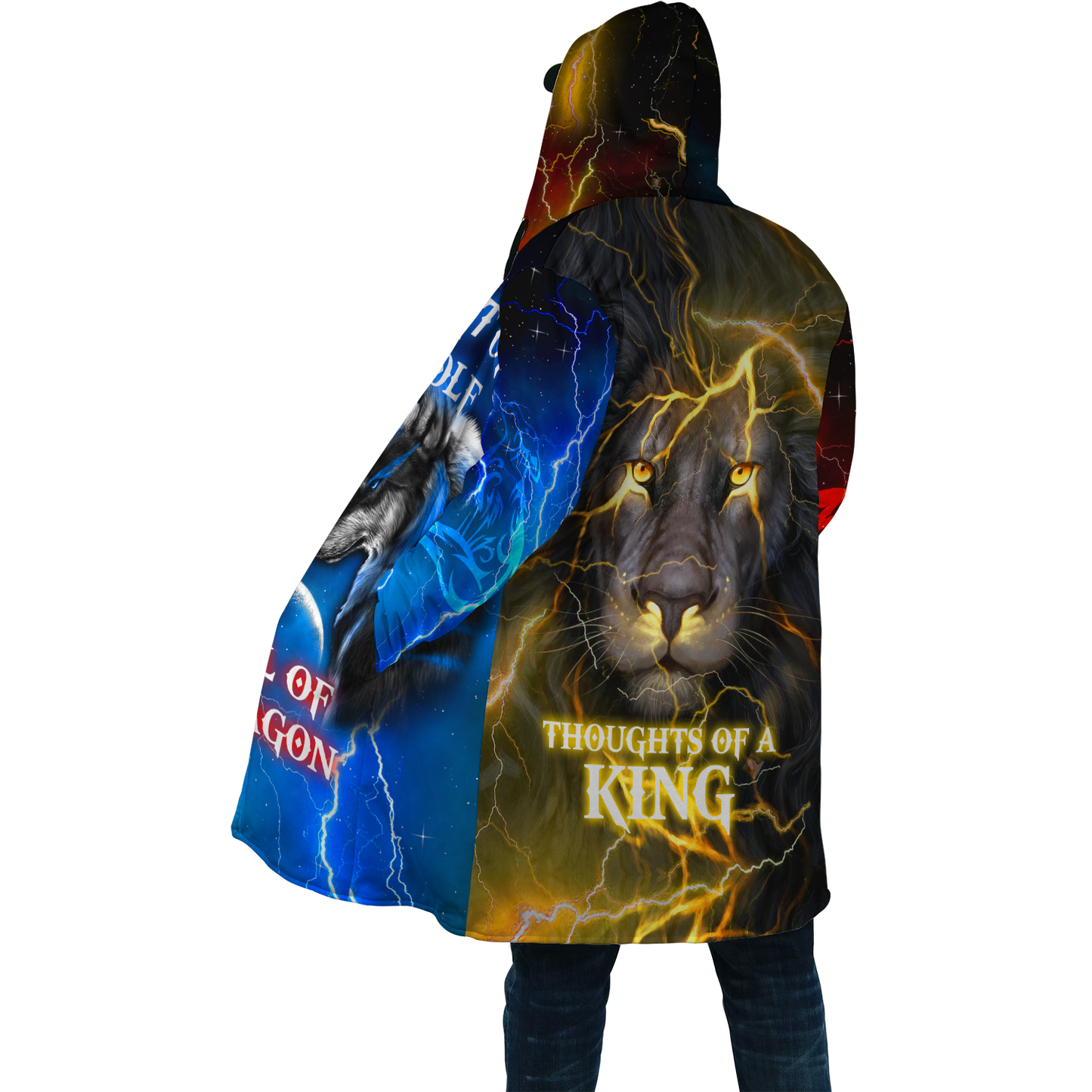The Power Of Three Souls Dragon Wolf Lion 3D All Over Printed Unisex Shirts