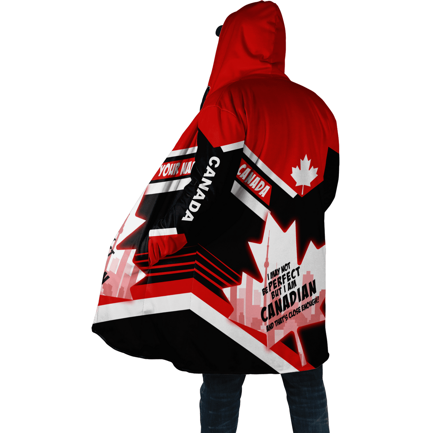 Canada Day No29 Personalized Name Pullover Premium Unisex Hoodie