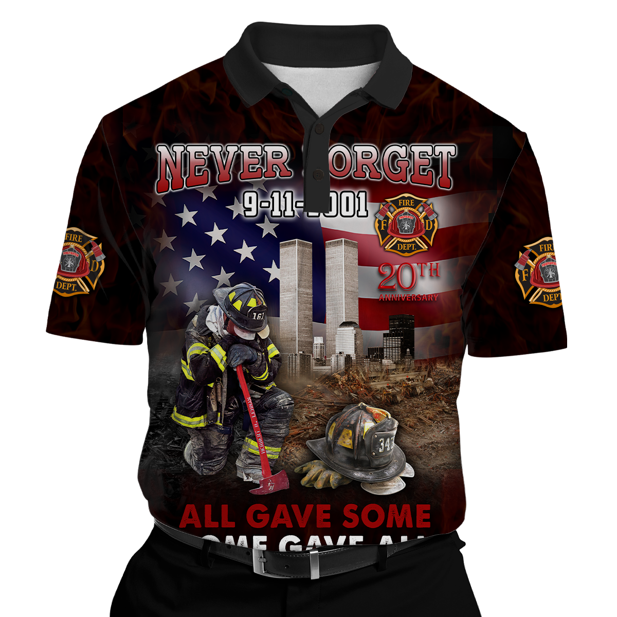 Customize Name Firefighter Hoodie For Men And Women