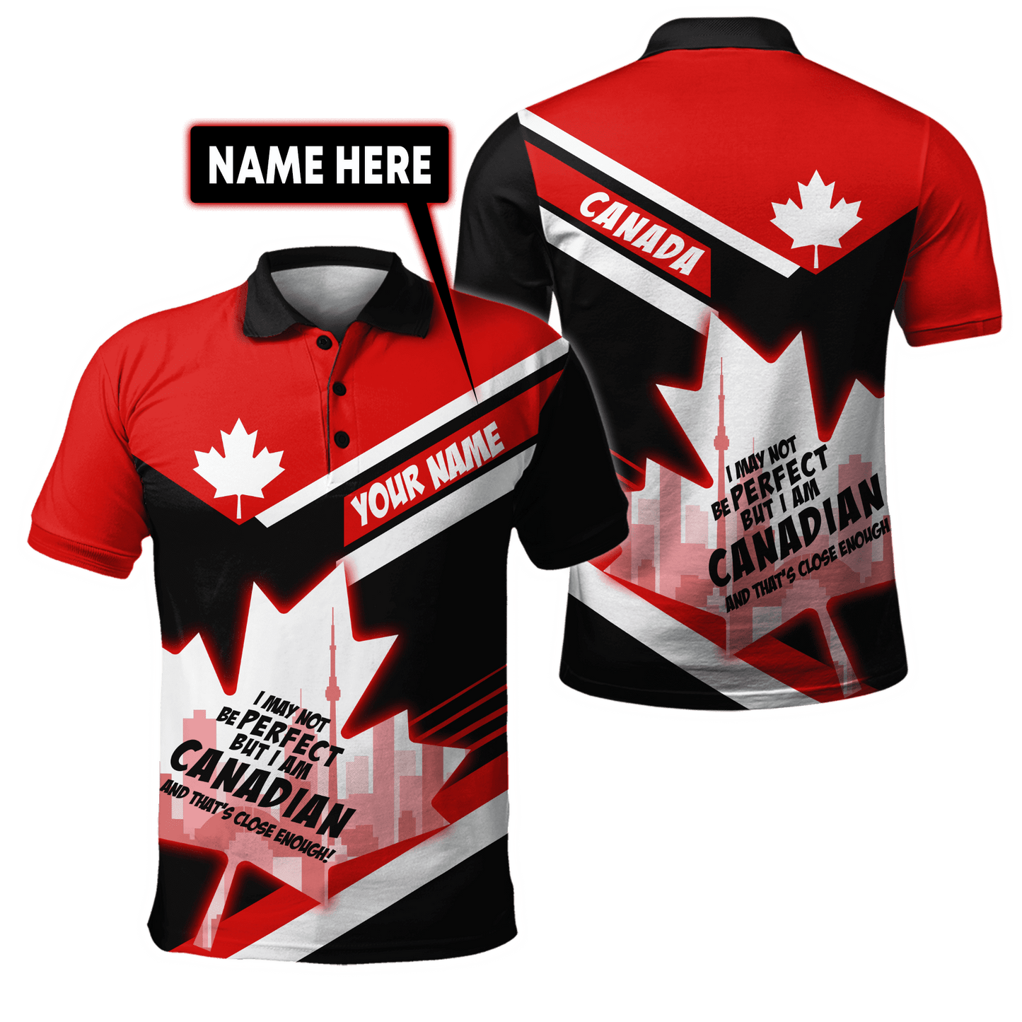 Canada Day No29 Personalized Name Pullover Premium Unisex Hoodie