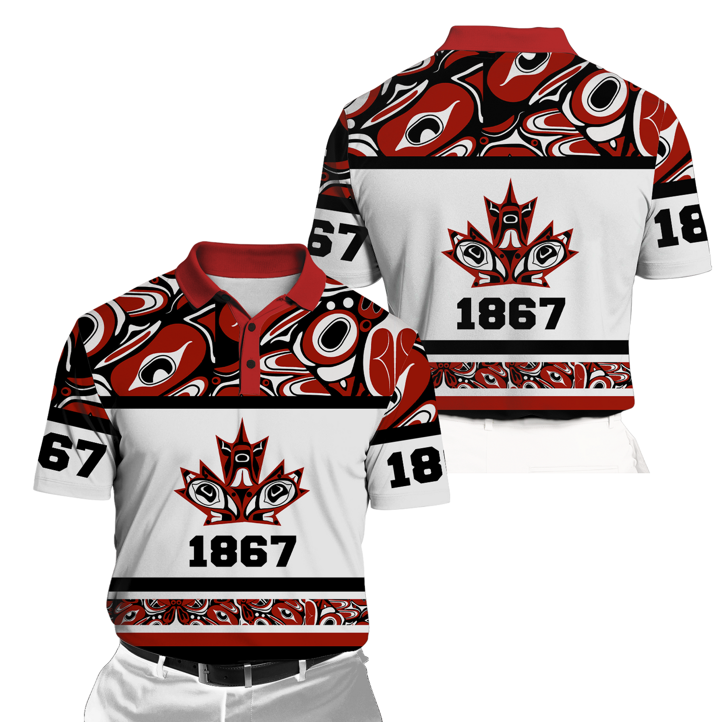 Canada Day No21 Haida 1867 Pullover Premium Unisex Hoodie