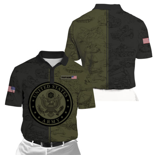 Army Customize Name 3D All Over Printed Shirts TNA27052105