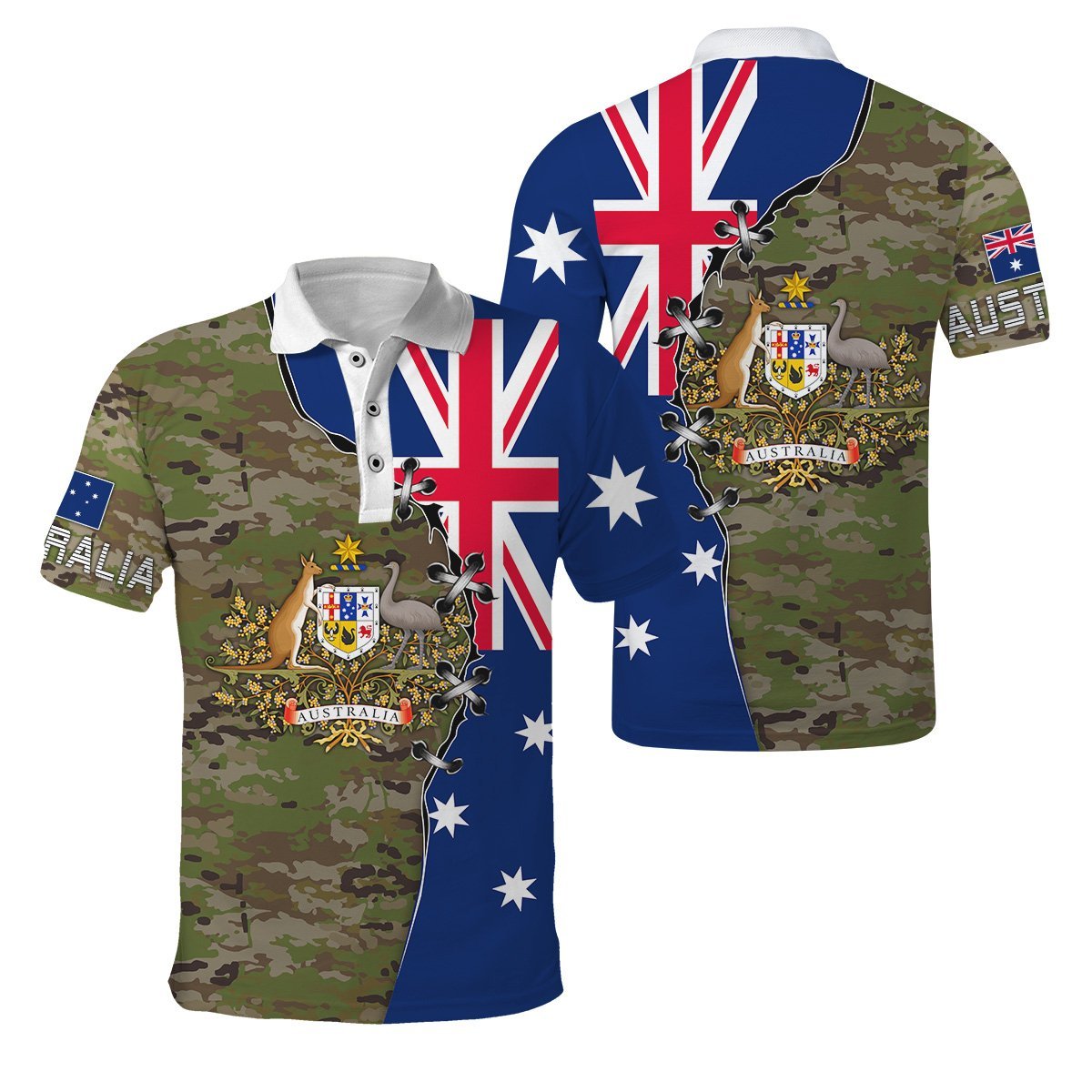 The Australian Army 3D All Over Printed Shirts For Men And Women VP10032104