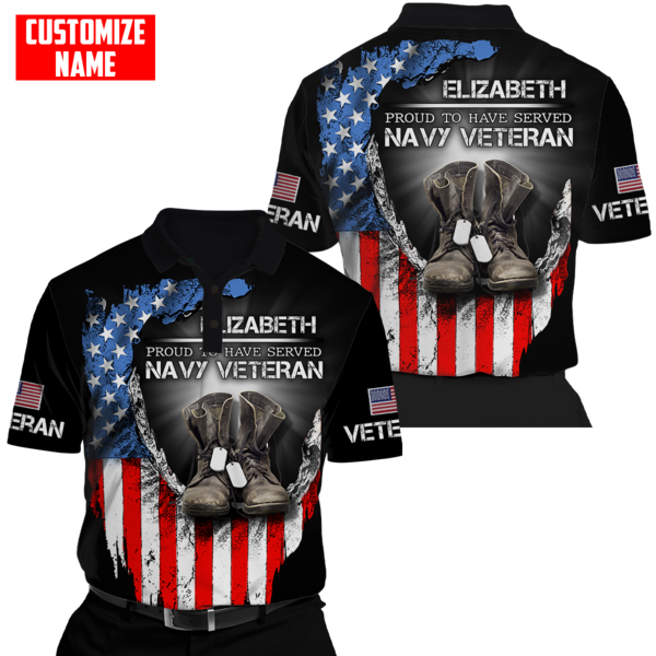 Proud To Have Served Navy Veteran 3D All Over Printed For Man And Women