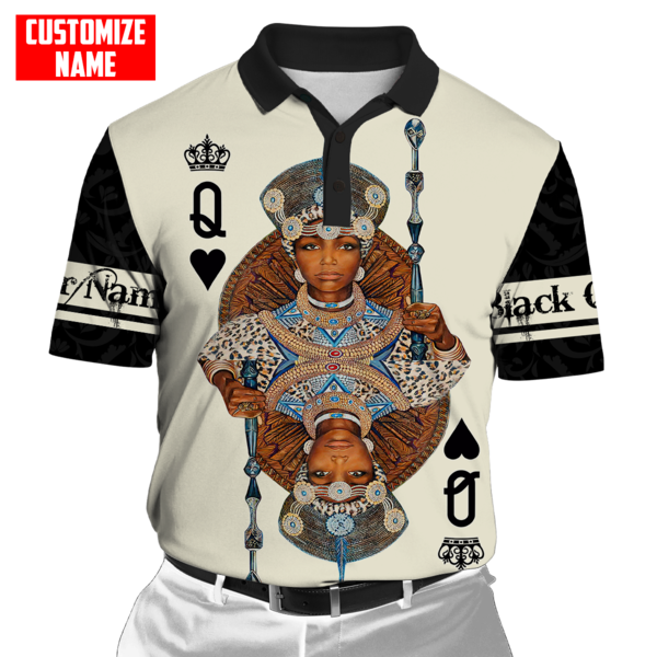 African Culture Black Queen Zulu Unisex Hoodie ML Personalize Name